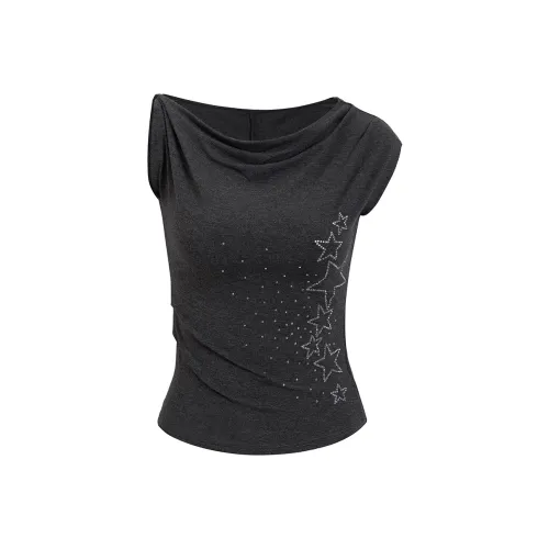 Ariseism T Shirt Women's Dark Heather Gray