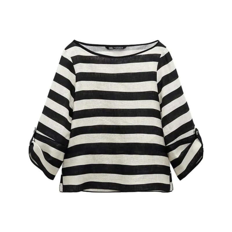 ZARA T-Shirts Women's Orange-0