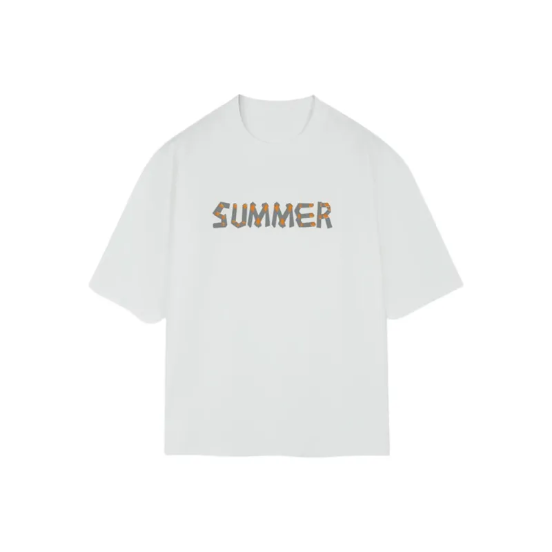 Korean Style Drop Shoulder Sleeve T Shirt Unisex-0