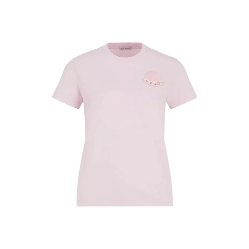 Moncler Tennis Logo Patch T Shirt-0