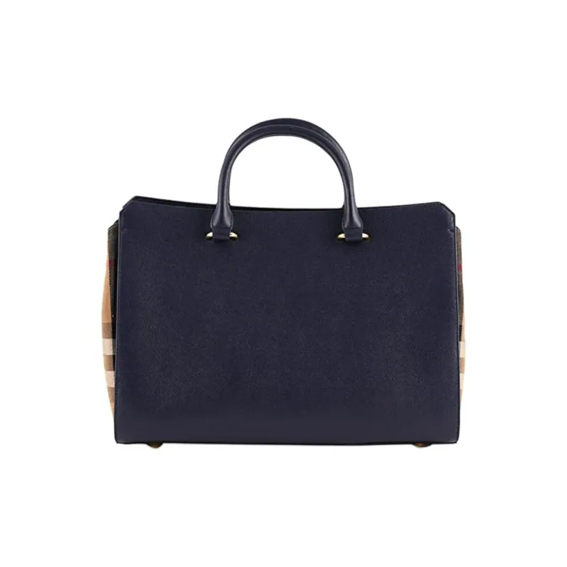 Burberry Design Handbag Women's Marine Blue-1