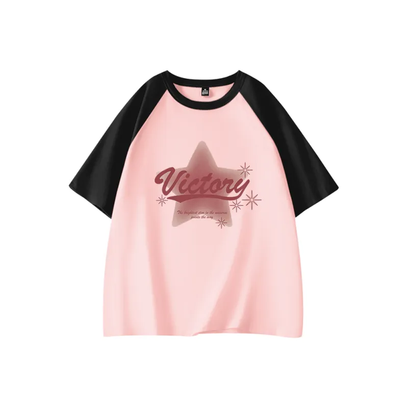 Cotton Raglan Sleeve T Shirt Women's-3