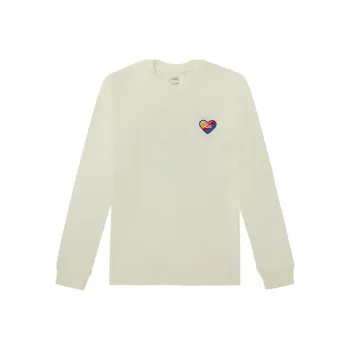 Vans Drop Shoulder Sleeve T Shirt Women's White