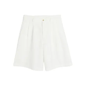 COMME DES GARCONS SHIRT Pleat detail Wide leg Shorts