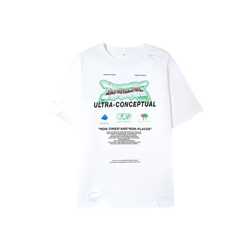 ITIB x Trente Trios Mart T-Shirt Women's White-0