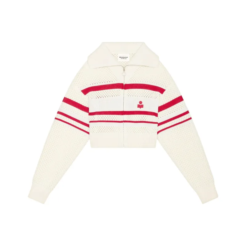 ISABEL MARANT ETOILE Alec Open-knit Cardigan-0