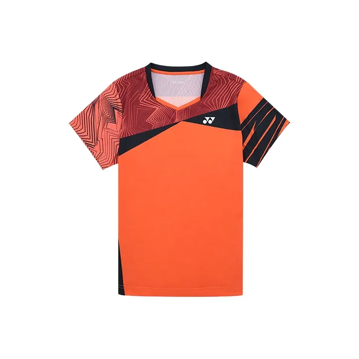 YONEX SS22 Regular T Shirt Women's Orange Red-0
