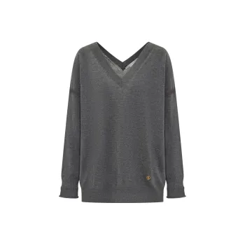 Stella McCartney Stella Iconic V Neck Knitted Jumper