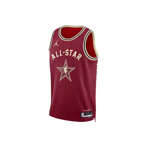 Jordan x NBA SS24 2024 All Star Weekend Dri FIT Swingman Jersey Basketball Jerseys Men's Red