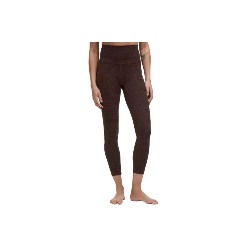 Lululemon Align™Nulu™ Yoga Pants 25' Women's Glow in The Dark Mesh Lava Cake Multicolor Lava Cake-0