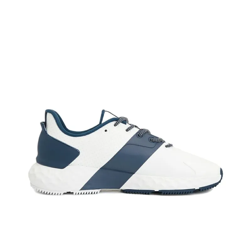 GFORE Abrasion Resistant Slip Resistant Low Top Golf Shoes Unisex White Blue-1