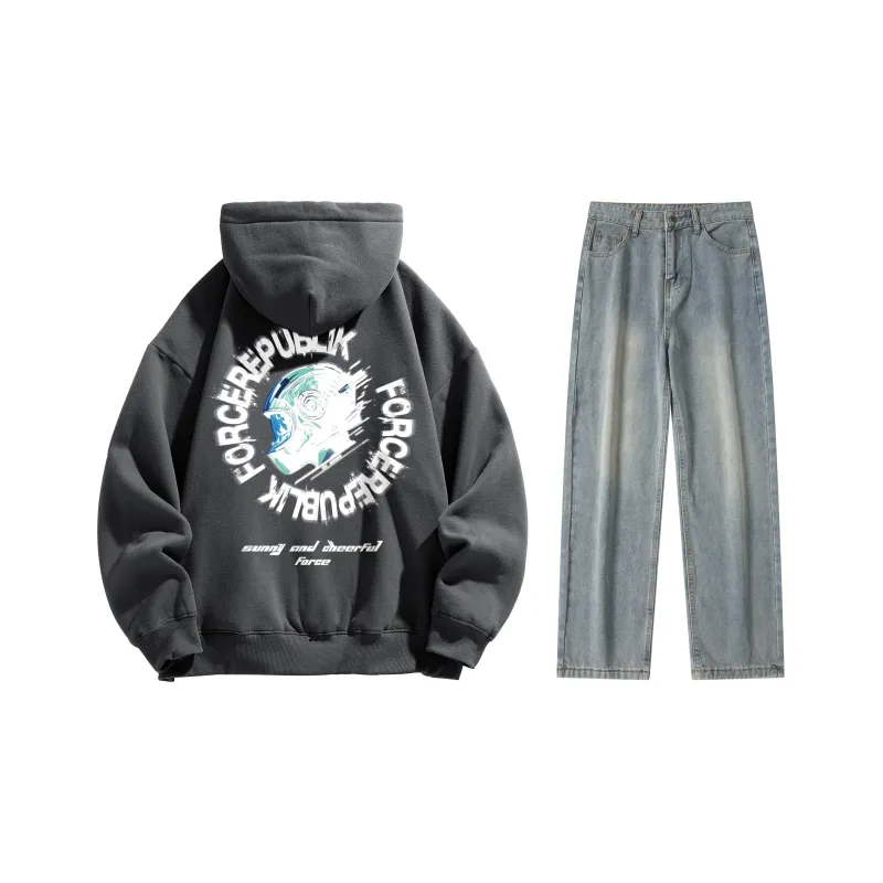FORCEREPUBLIK Sweatshirt Sets Unisex-16