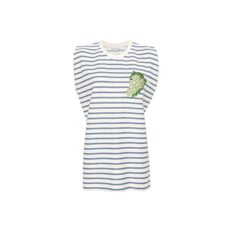 JW Anderson Grape Towelling Tank Top-0