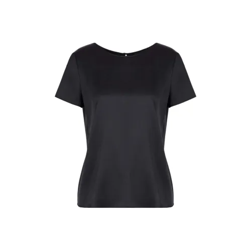 EMPORIO ARMANI Crewenck Lightweight Satin T Shirt
