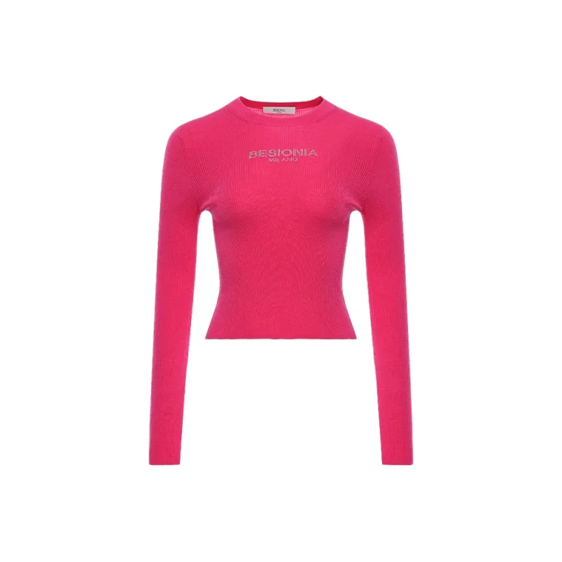 BESIONIA FW24 Sweater Women's Rose Red-0