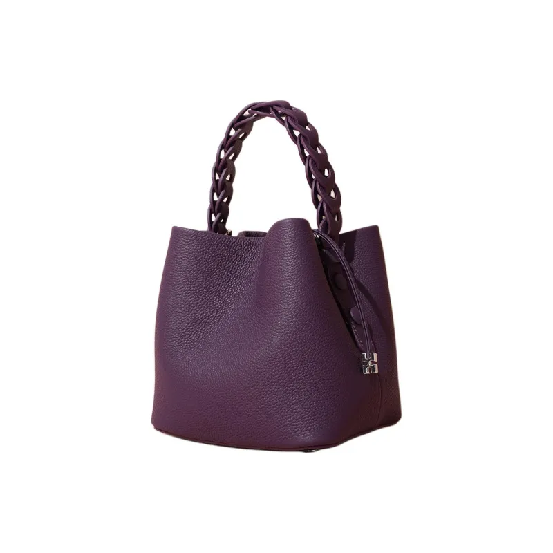 COURONNE Top Grain Cow Leather Handbag Women's Multicolor-5