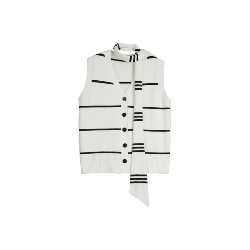 ELLE Sweater Women's Black White-0