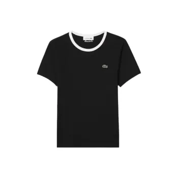 LACOSTE T Shirts Women's Black