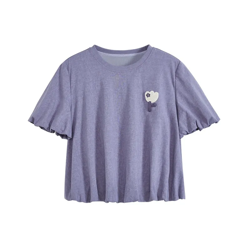 KUOSE T Shirts Women's Purple-0
