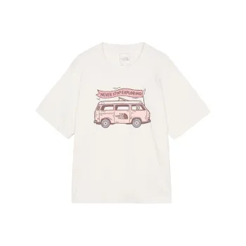 THE NORTH FACE City Outdoor Collection SS22 Set in Sleeve T Shirt Women's Ecru