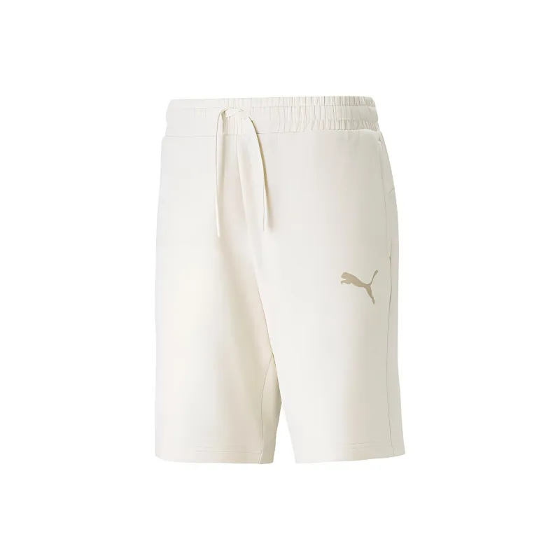 PUMA Sports Shorts Men's Cotton Linen Blend Natural-0