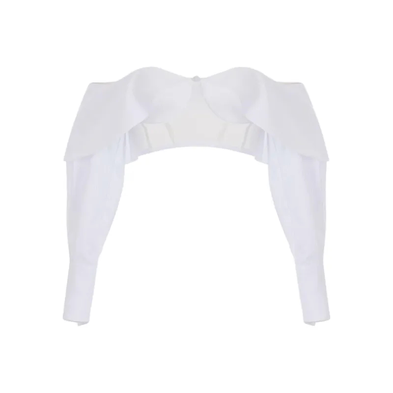Elisabetta Franchi Cropped Shirt-0