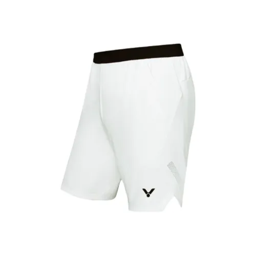 VICTOR Capsule Sports Shorts Unisex Milk White
