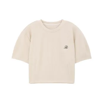 MindBridge Crop Tops Women's Beige