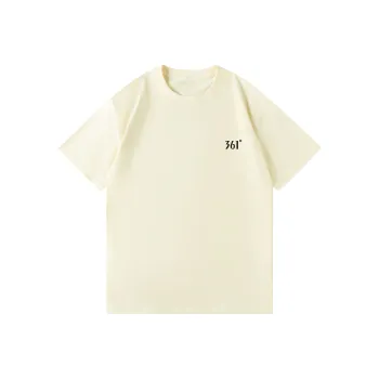 361° T Shirt Unisex Sandy Brown White