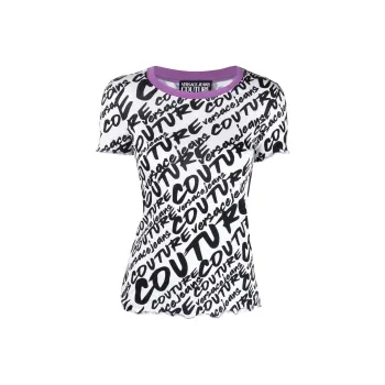 VERSACE JEANS COUTURE SS22 Regular T Shirt Women's Black