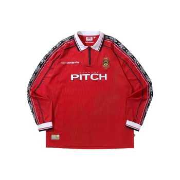 Umbro x OVER THE PITCH SS24 Soccer Jerseys Unisex Red Black