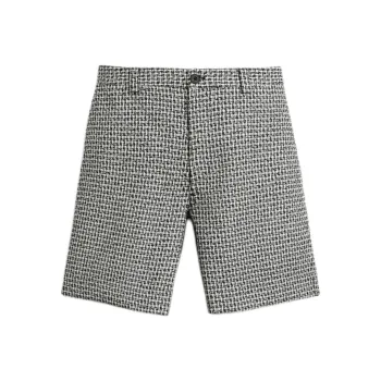 ZARA Casual Shorts Men's Black/White