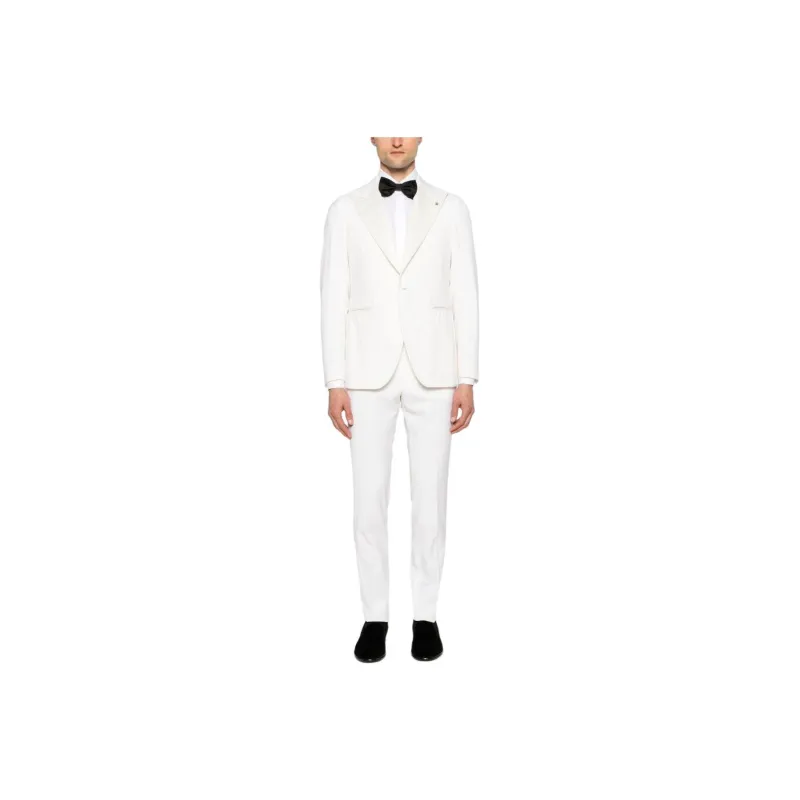 Tagliatore Satin trim Single breasted Suit-0