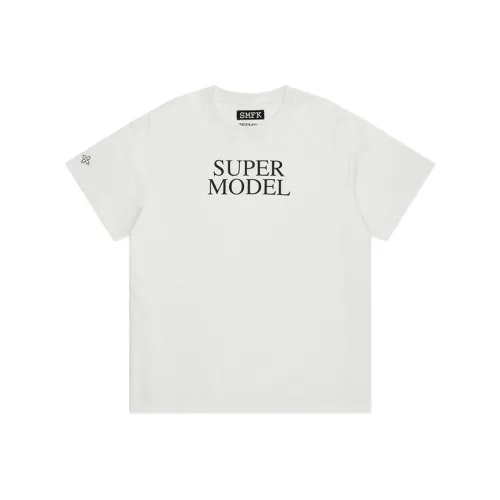 SMFK 스카이 화이트 여성 티셔츠