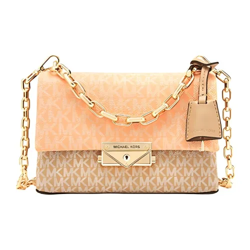 MICHAEL KORS Cece Artificial Leather Shoulder Bag Crossbody Bag Extra Small Women's Orange Multicolor