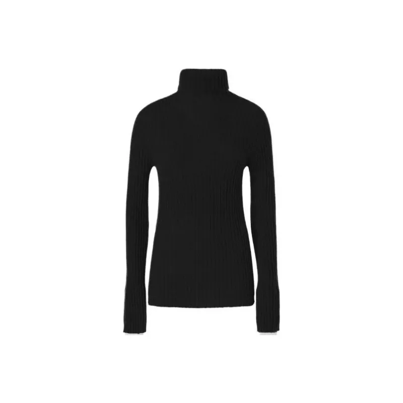 PINKO Kanaani Roll Neck Ribbed Jumper-0
