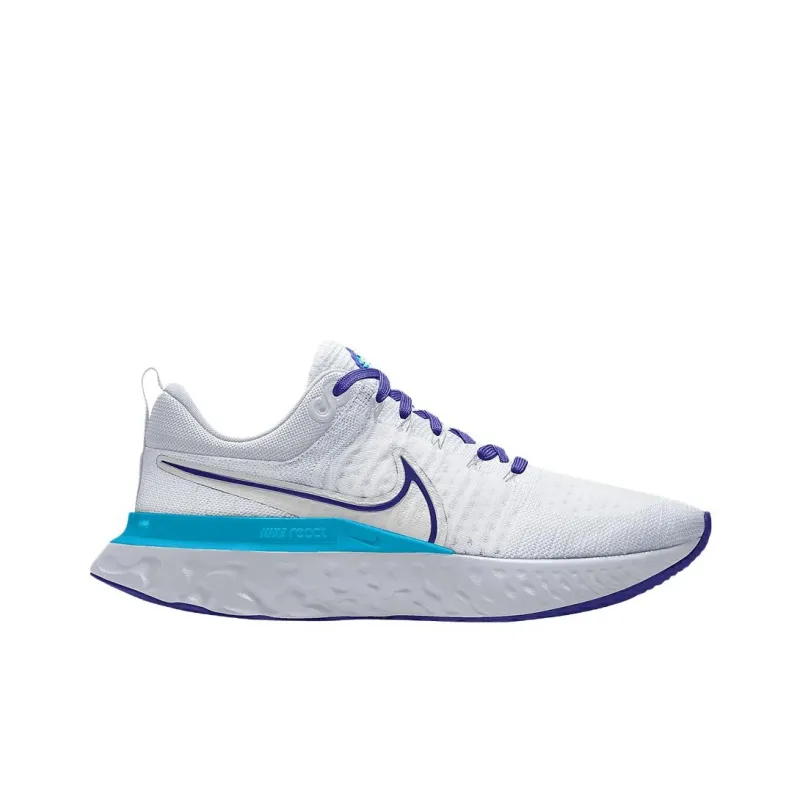 Nike React Infinity Run Flyknit 2 Anti Slip Wear Resistant Low Top Running Shoes Men's White-1