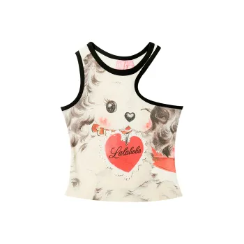 LALABOBO Tank Tops Women's Ecru