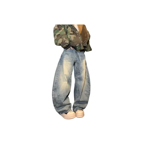 Pirkadat Jeans Unisex Brown Blue