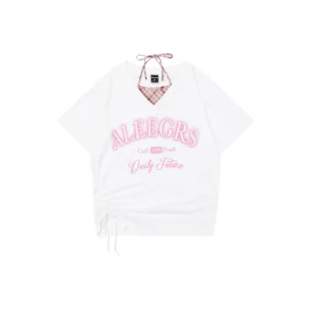 PLAY BUSH Drop Shoulder Sleeve T Shirt Women's