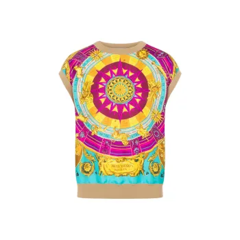 MOSCHINO Horoscope-print Tank Top