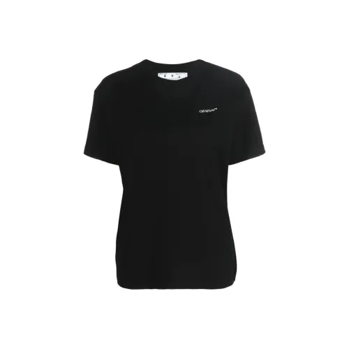 OFF WHITE Women's Floral Aarows T Shirt Black/Multi