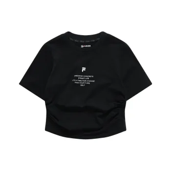 FILA FUSION STREET SPORT Crop Tops Women's Pitch Black