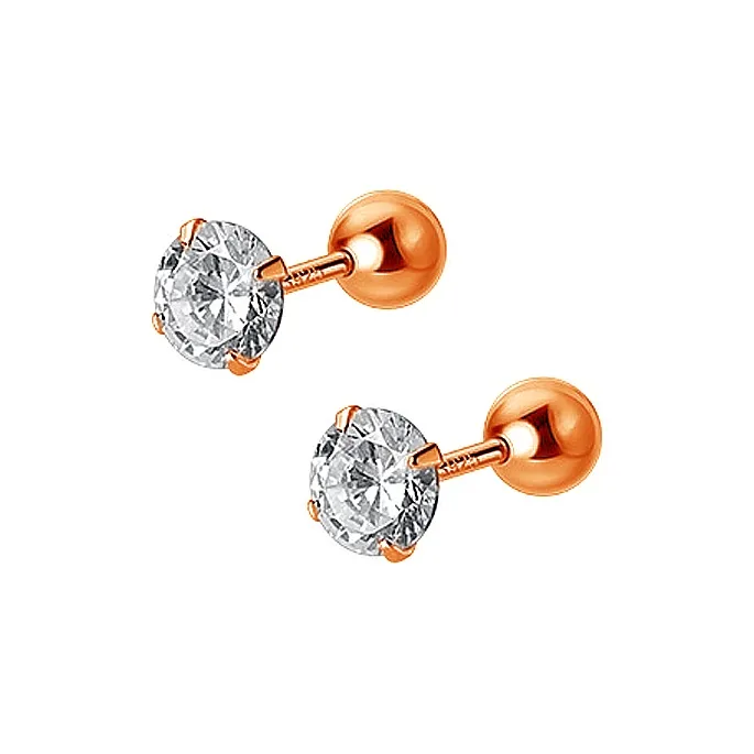 CENTURY&KINDLE S925 Silver Stud Earrings Women's-6