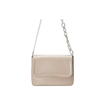 ORYANY Natural Leather Shoulder Bag Women's Beige