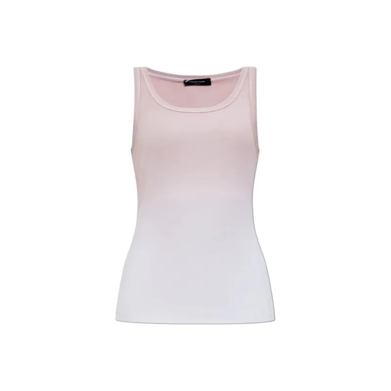 Fabiana Filippi Gradient Effet Ribbed Tank Top-0