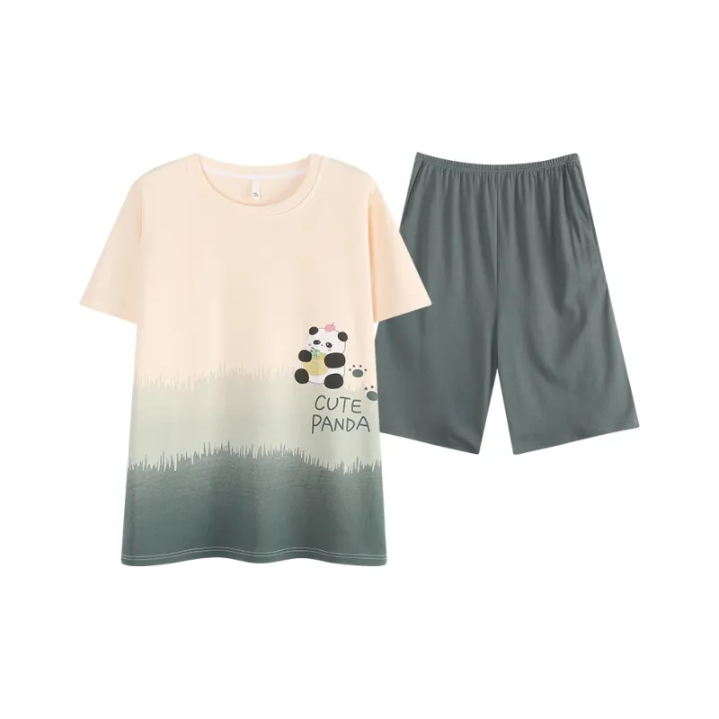 Qiao Ni Tong Pajama Set Men's Image Color-0