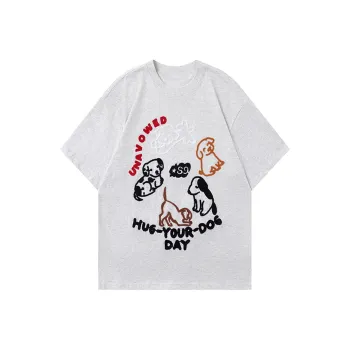 Ning Cai Yuer T Shirt Women's Light Gray