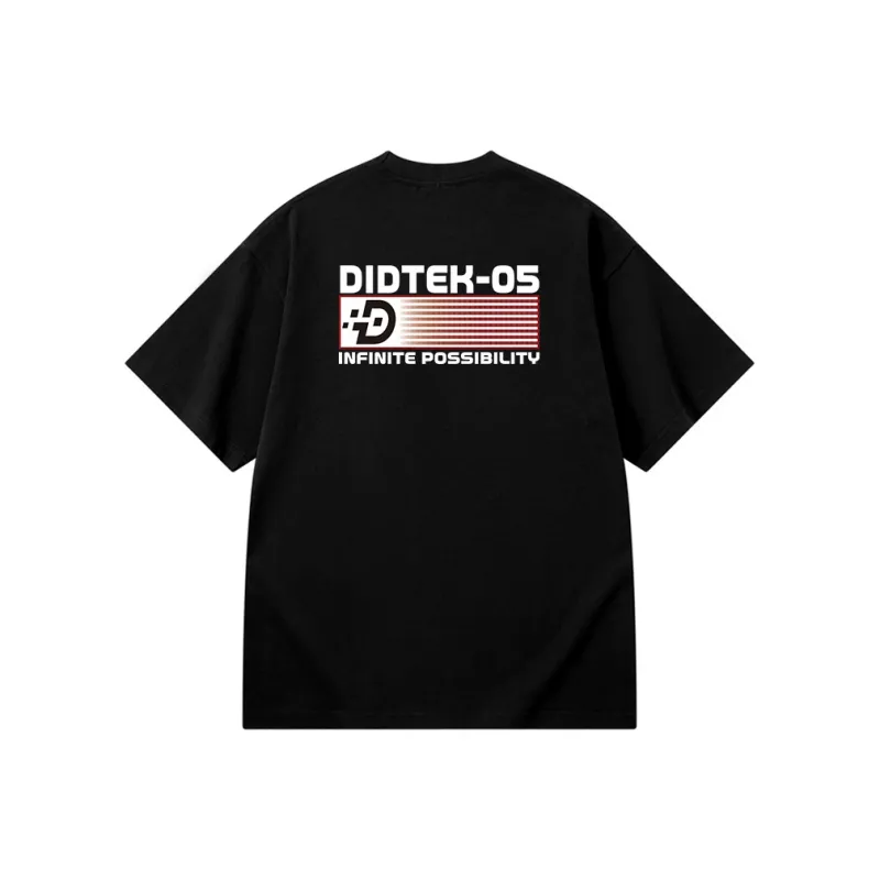 DIDTEK Drop Shoulder Sleeve Short Sleeved T Shirts Unisex-6
