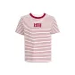 H72 Vintage Skateboard Red Stripes